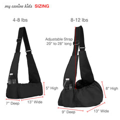 grid comparing two sling sizes