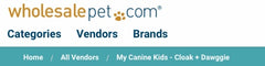 link to wholesalepet.com/my-canine-kids-cloak-and-dawggie